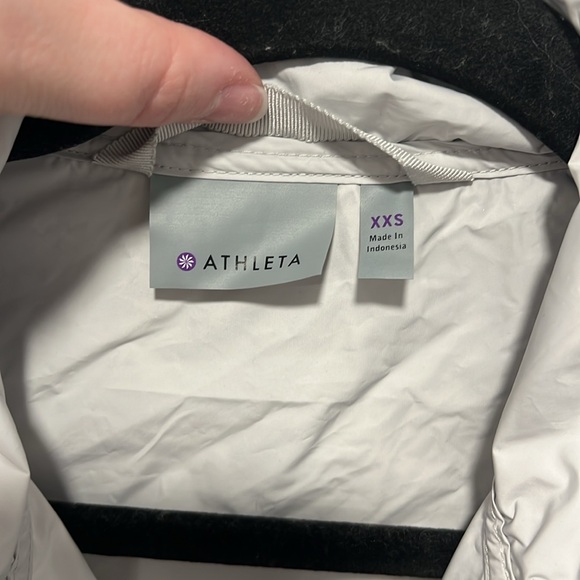 Athleta City Slicker Vest Gray Two-Way Zipper Cargo Pockets Adjustable Cinch XXS - Picture 8 of 13